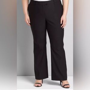 Lane Bryant Black Allie Book Cut Pant